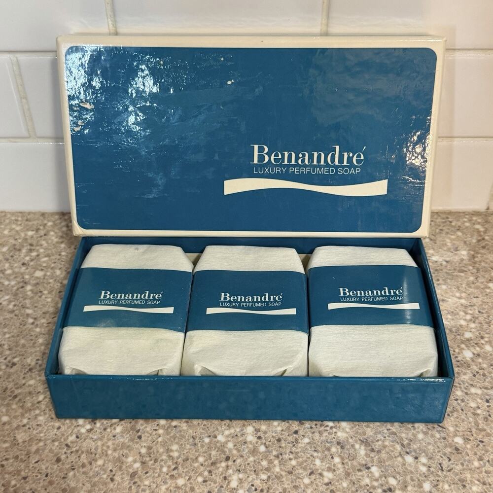 VTG Benandre by Ben Rickert Luxury Perfumed Soap 2 bars lot